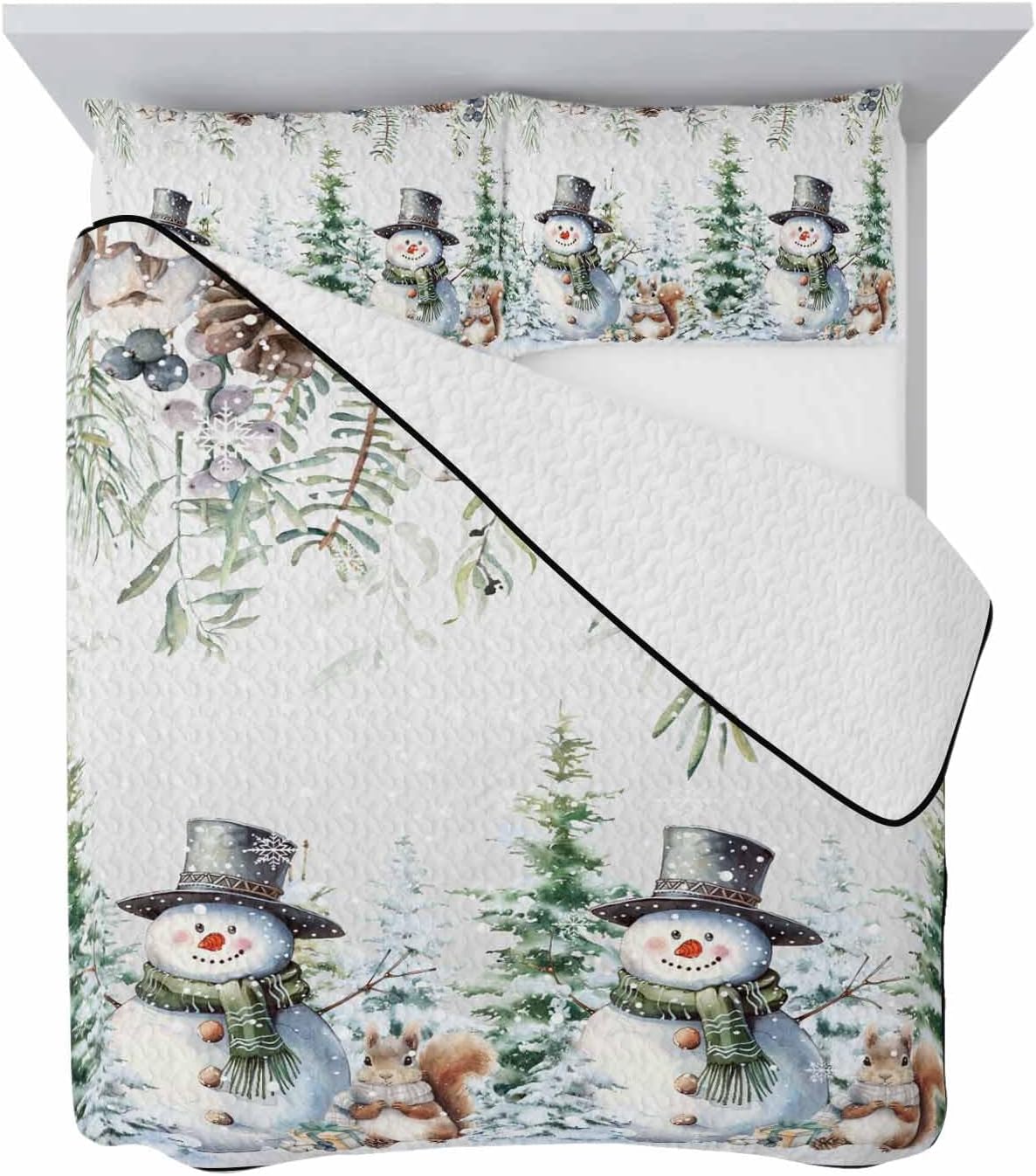 TocaHome Summer Quilts Queen Size, Lightweight Quilted