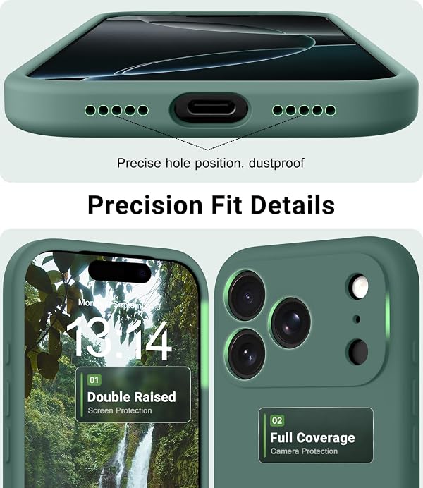 OTOFLY for iPhone 18 Pro Case / 17 Pro Case, Pine Green by OTOFLY - Used condition - Image 4