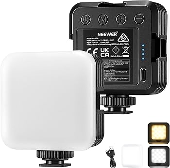 NEEWER LEDライトセット 3200-5600K Amazon.com : Neewer Dimmable Bi-Color LED with U Bracket