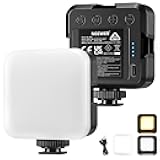 LED Video Light,Portable Bi-Color 3200K~5600K Dimming Lights for Cameras, CRI 97+, 8 Scene Modes, 2000mAh Rechargeable Battery for Gaming/YouTube/Vlog/Photography - NL-36AI