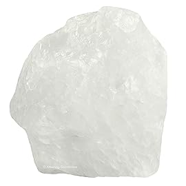 Amazing Gemstone Clear Quartz Raw Crystals and Healing Stones, Natural Rocks For Tumbling - DIY Raw Stones And Crystals (1 Piece)