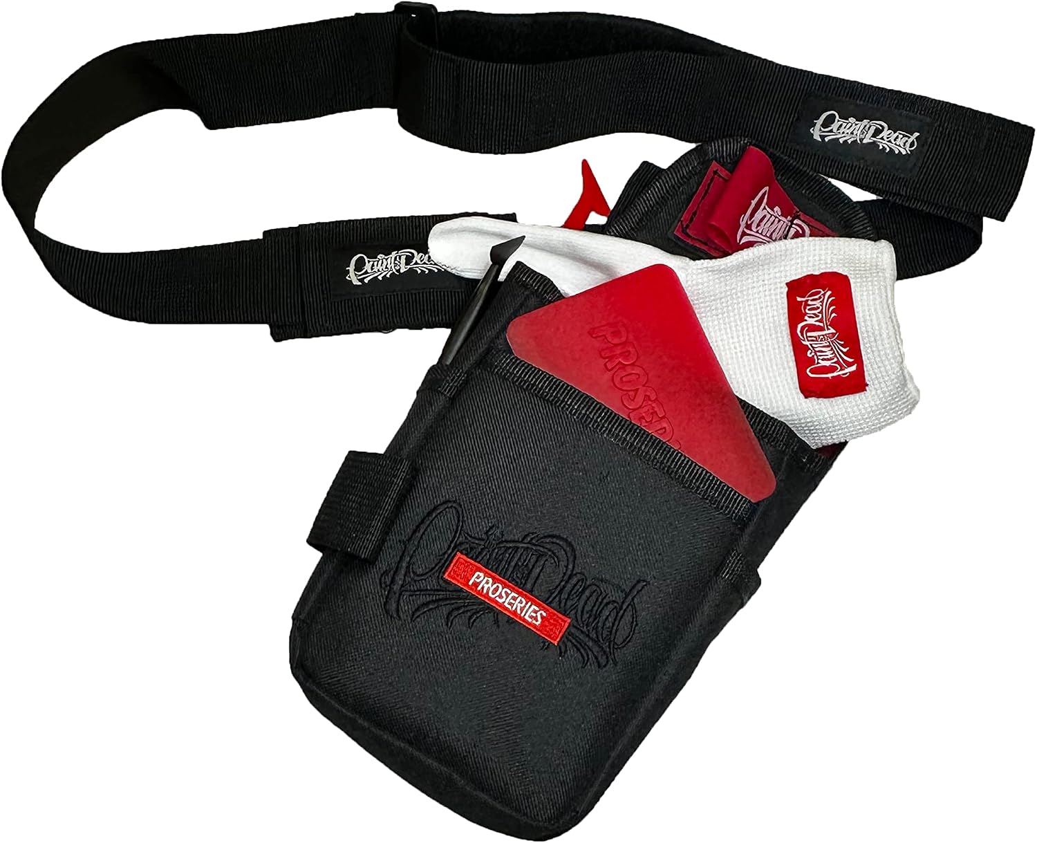 PROSERIES PROBELT Magnetic Tool Belt for Car Wrap Installers: Durable Nylon, 32"-48" Waist, PPF Installer Tool Belt, AirTag Pocket