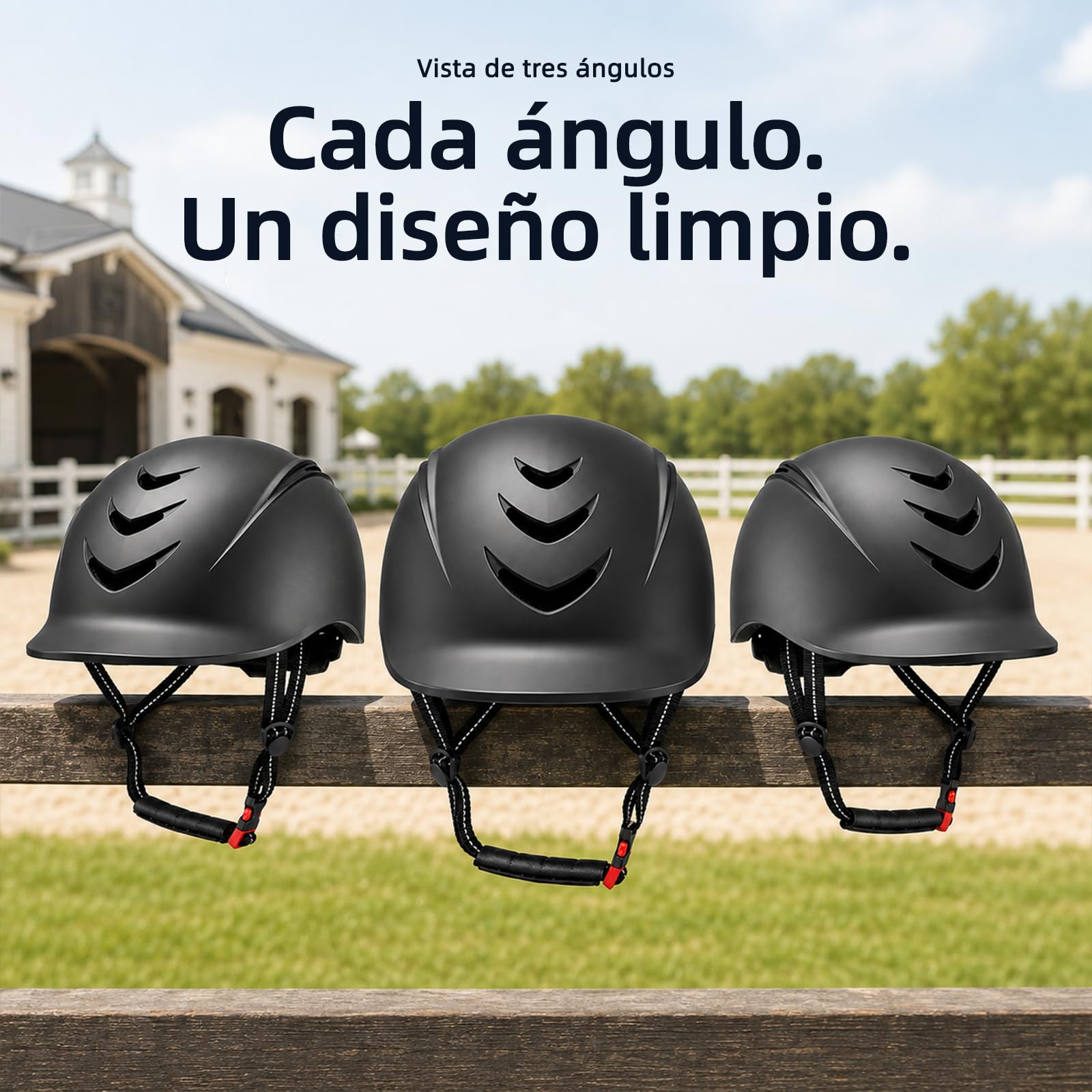 Casco de Equitación Casco de Equitación a Prueba de Golpes Simple Cómodo Portátil Transpirable Gorra de Equitación Ajustable de Verano para Niños Principiante