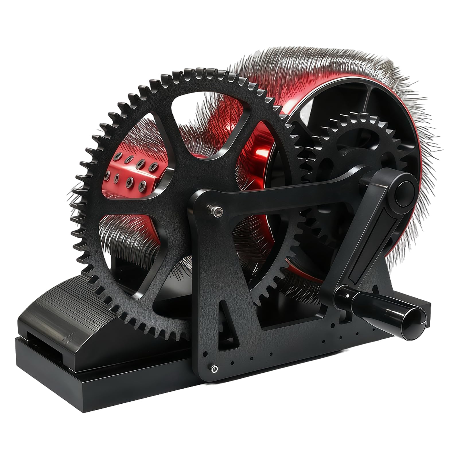 Photo 1 of Wool Drum Carder Fiber Blending Machine, Manual Wool Combing Wheel for DIY Fiber Prep, Easy Color Blending & Carding Spinning Wheel for Wool