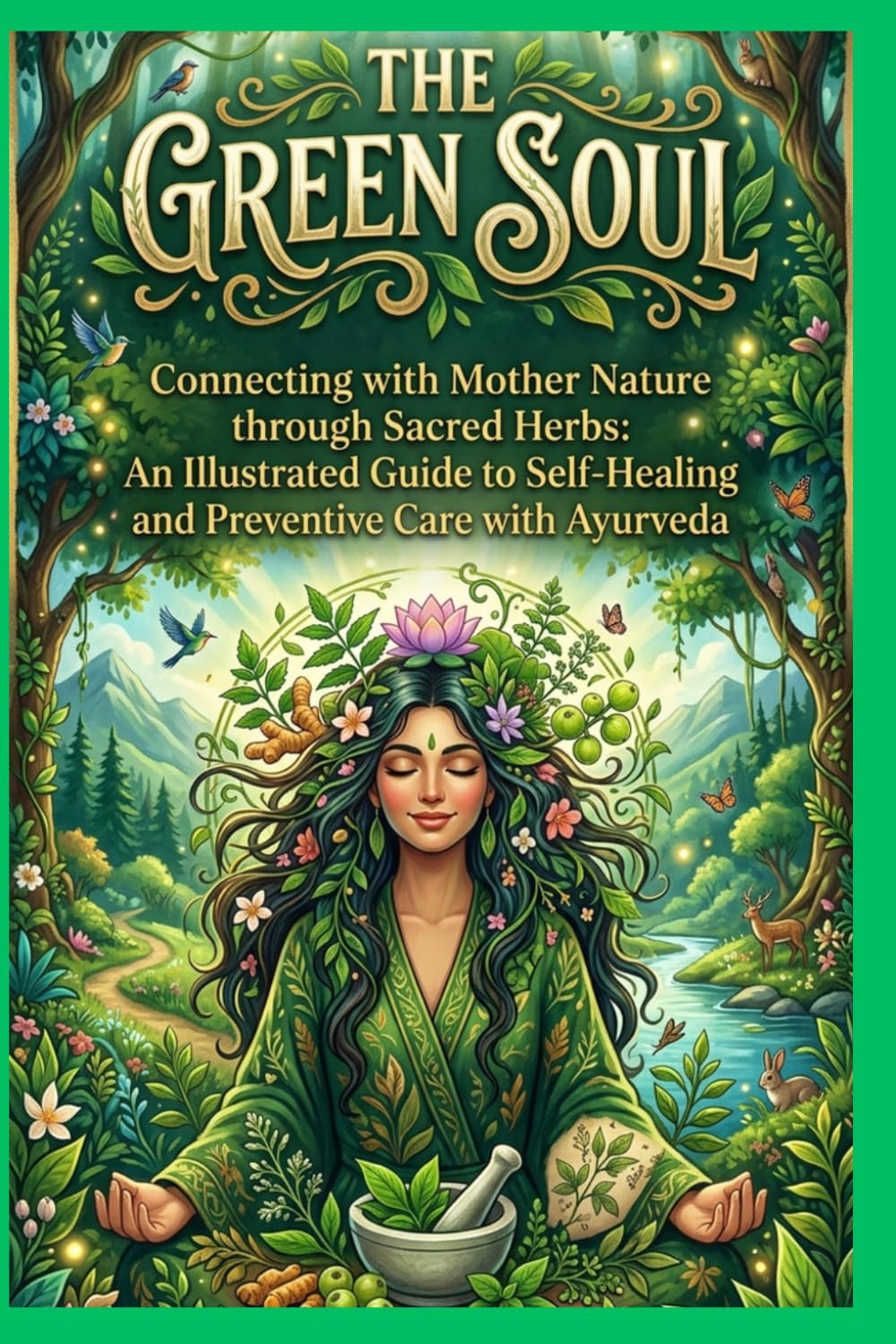 The Green Soul: Conecting With Mother Nature Through Secret Herbs An Illustreted Guide To Self Healing And Preventive Care With Ayurveda