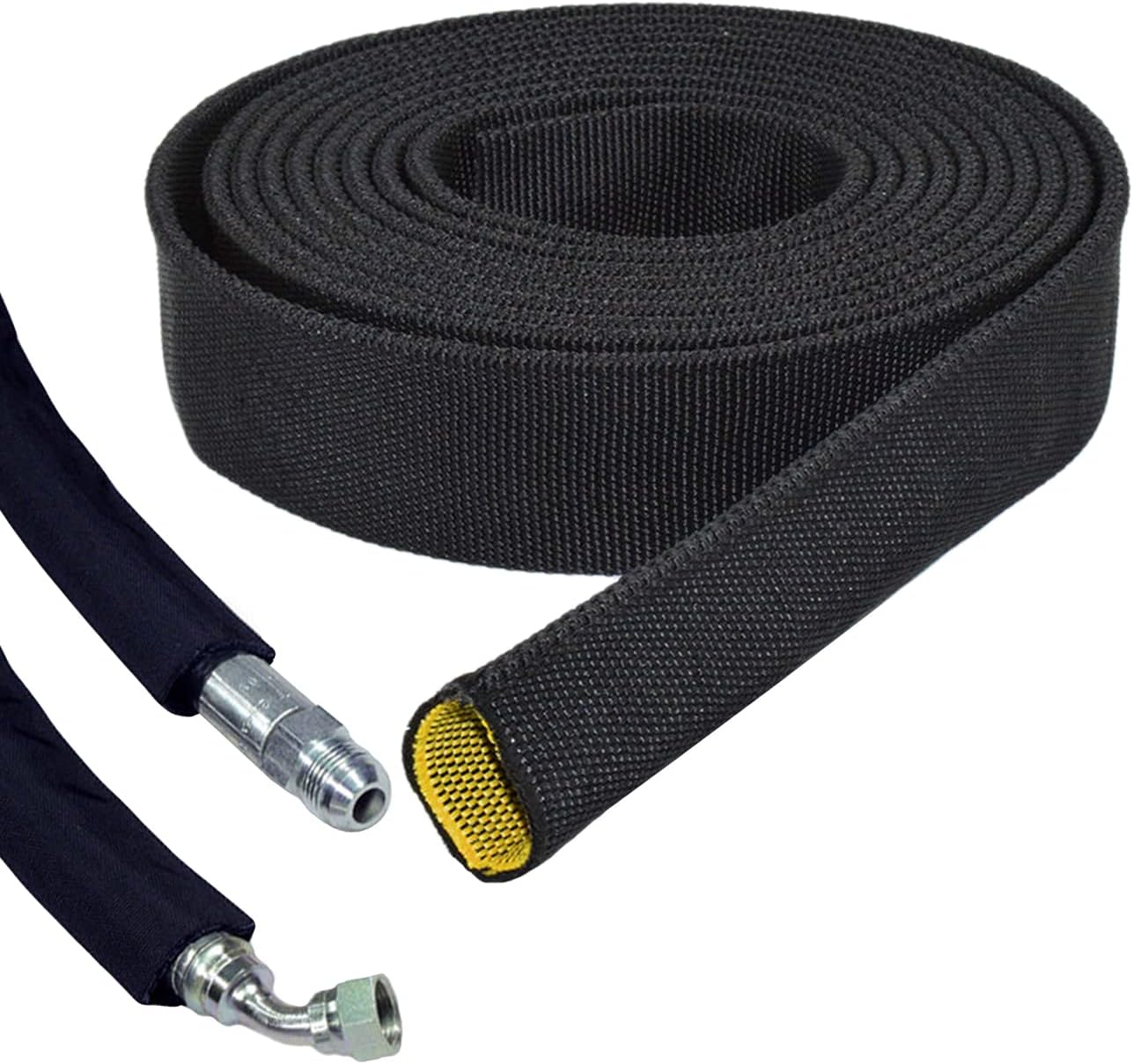 Electriduct 1" Nylon Protective Hose Sleeve 25 Feet Black Electronics