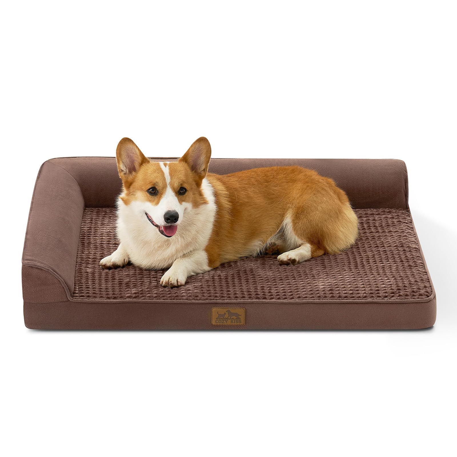 COSY KISS Orthopedic Dog Bed, Pet BedS for Dogs,with Waterproof Lining Anti-Slip, Washable