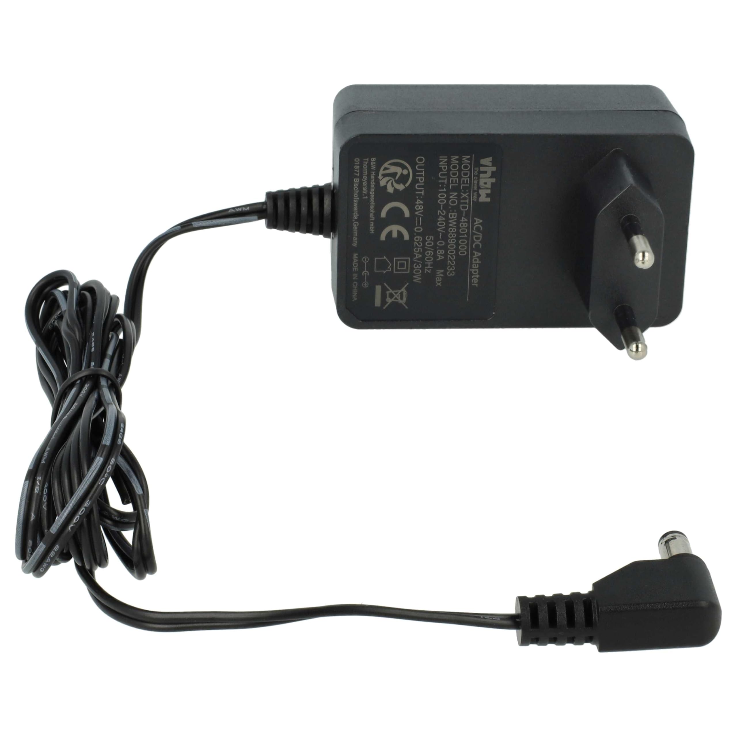 vhbw 1x Bloc d'alimentation Compatible avec Mitel 6940 | 6930, 6920, 6900, 6867i, 6869i, 6863i, 6865i téléphone VoIP - 160 cm
