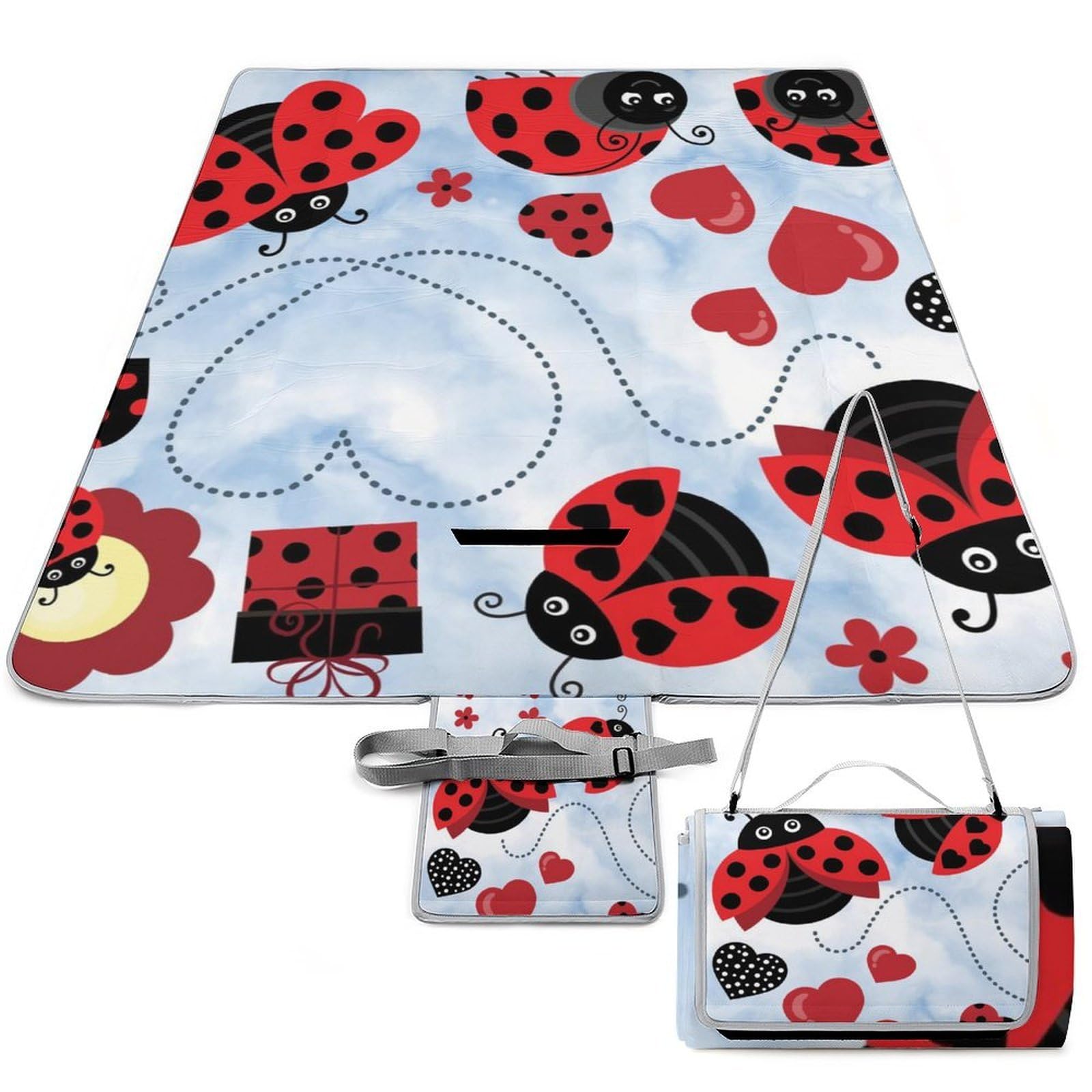 Tapis de camping Ladybug pour vos déjeuners sur l'herbe au parc en famille