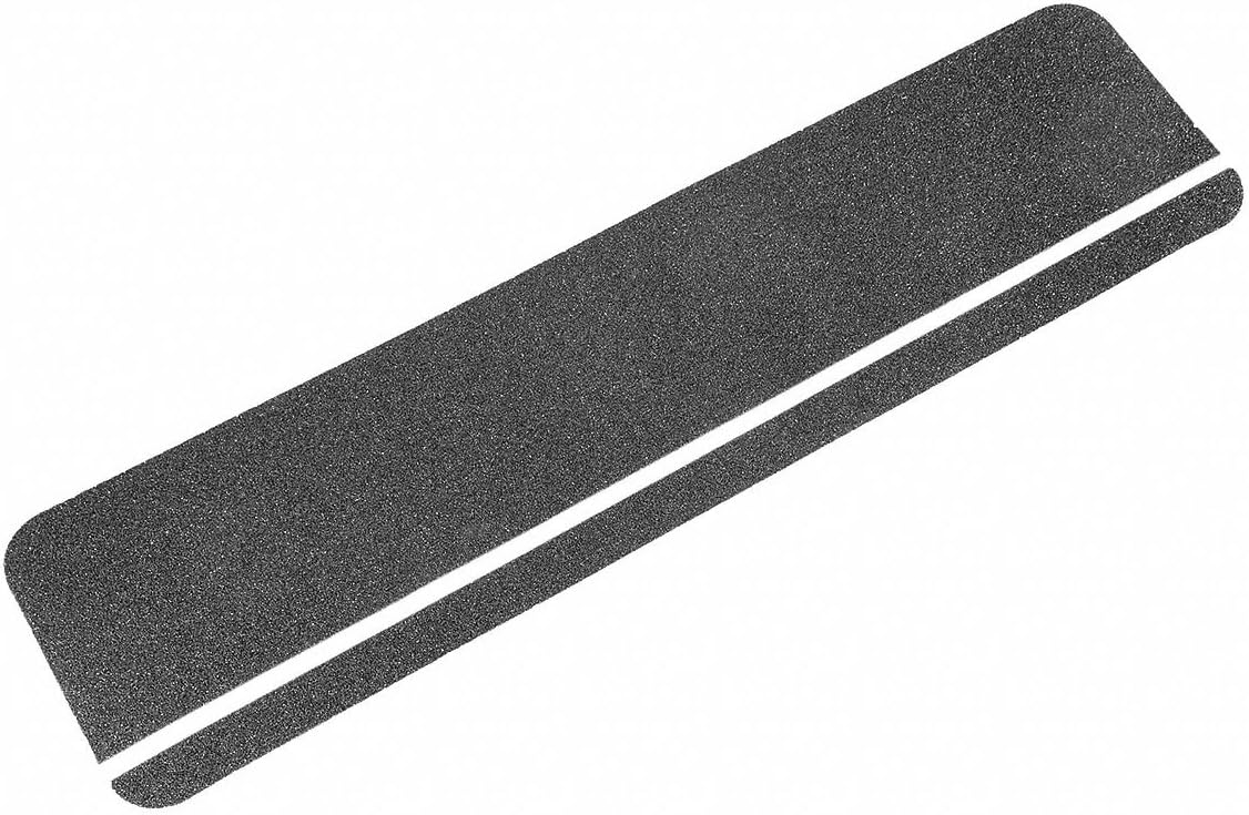 24" x 6" Silicone Carbide Antislip Tread, Black/Photoluminescent Stripe - 1 Each