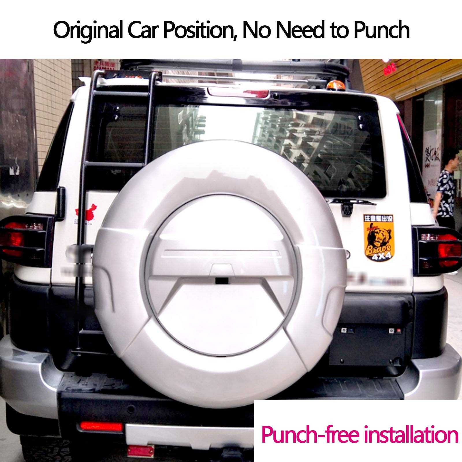 Buy TERMALY Rear Roof Ladder,Pickup Tailgate Step Cargo Accessories