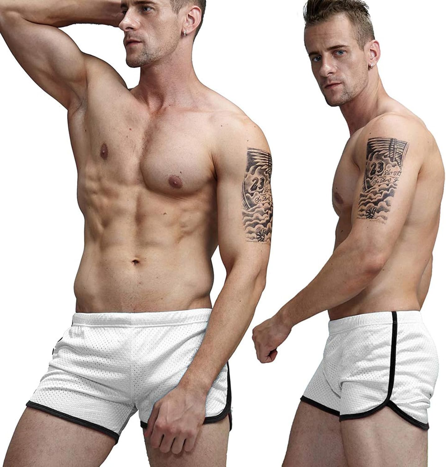 AIMPACT Mens Running Shorts Breathing Workout Gym Booty Short Shorts - Image 3