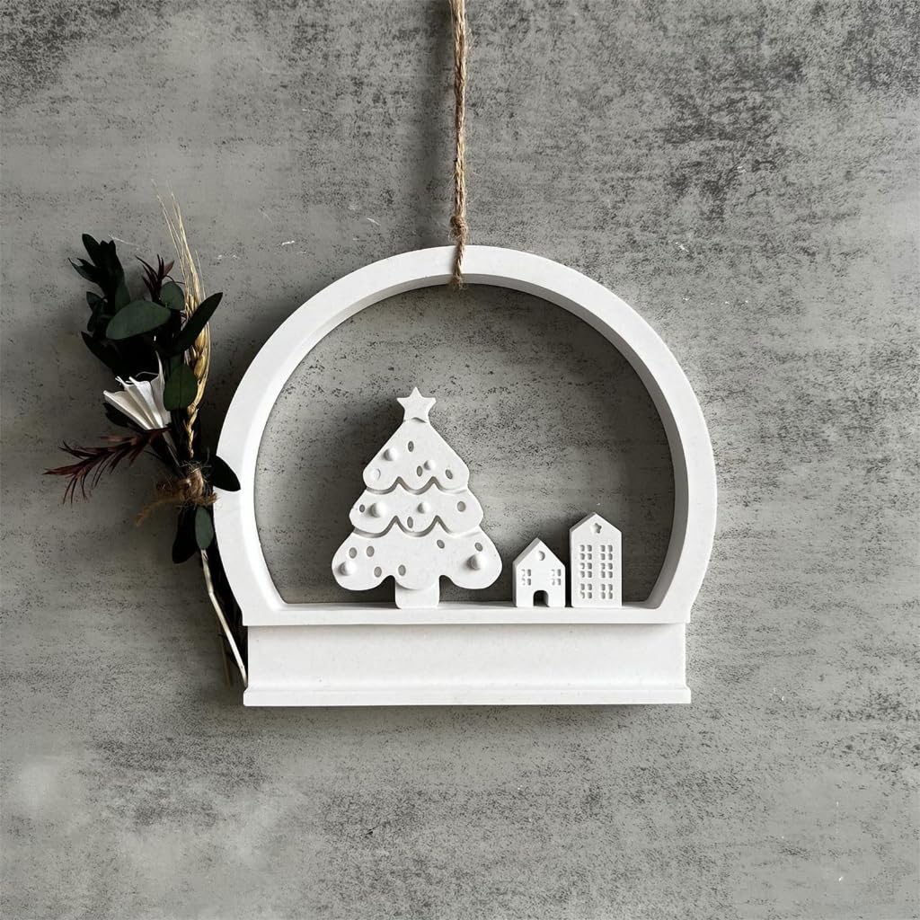 Set di 2 stampi in resina siliconica da appendere alla parete, stampi per gioielli artigianali con texture in silicone per ornamenti fatti a mano