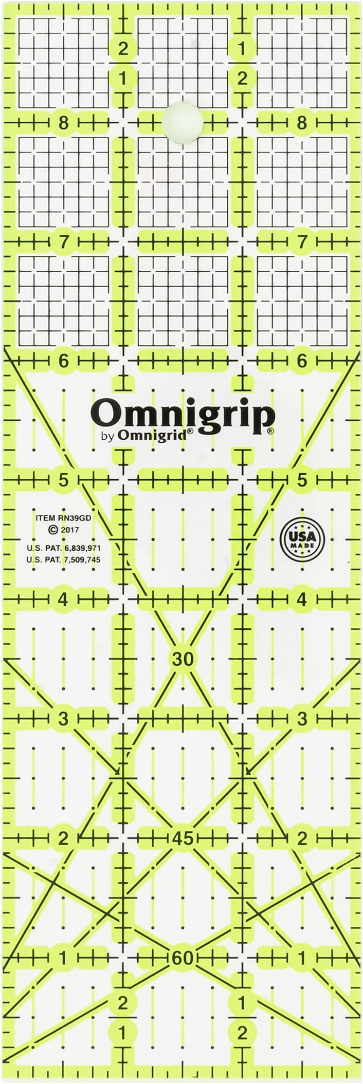 Omnigrid Omnigrip 3" x 9" Rulers & Accessories