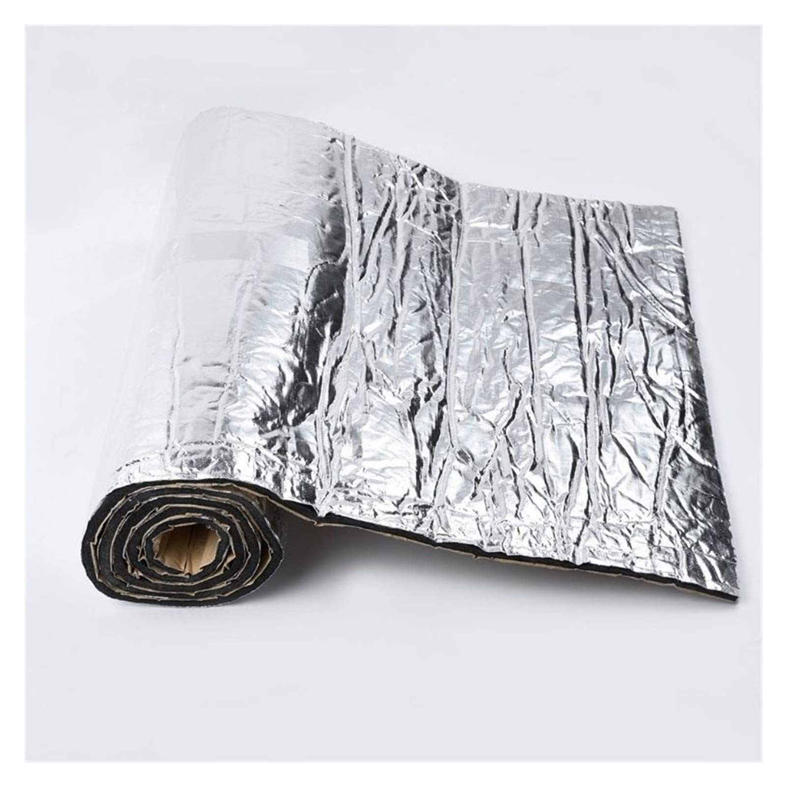 Geluidsdempend 50 x 200 mm 5/10/mm voor auto akoestische thermische geluiddemper mat geluidsisolatie motorkap isolatie deadening voor muur auto geluiddempend (kleur: bruin