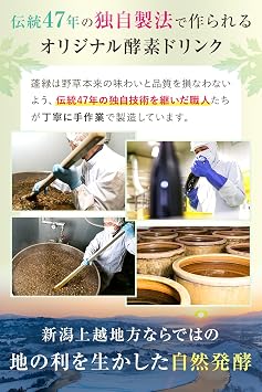 Echigo Enzyme Enzyme Drink, Enzyme Drink, Good for Health, Replacement Fasting, 24.4 fl oz 720 ml x 1 Bottle + 0.3 fl oz 10 ml x 30 Packets