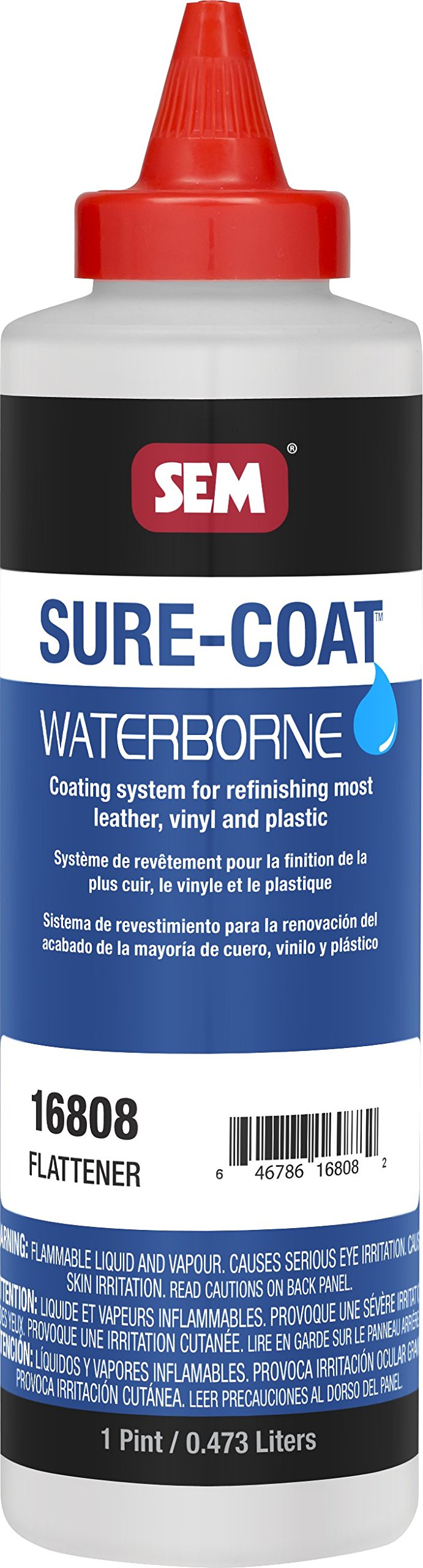 Amazon.com: SEM 16808 Sure Coat Flattener (Pint) : Automotive