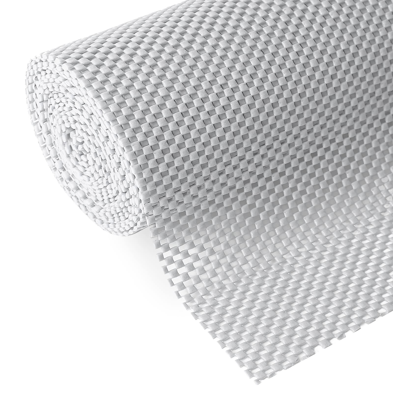 Shelf and Drawer Liner for Kitchen Cabinets Non-Adhesive, Non Slip Durable Strong Clean Long Size 12 Inches X 20 Feet, Shelves, Cabinets, Storage, Kitchen and Desks, Silver Gray