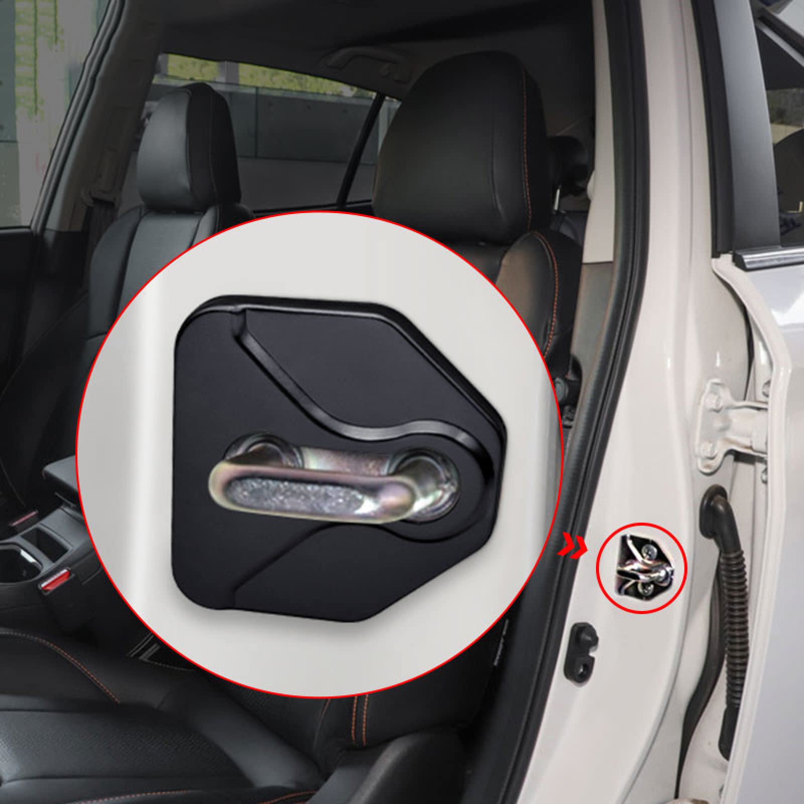 Amazon.co.jp: 車のドアロックカバー、スバルフォレスタークロス