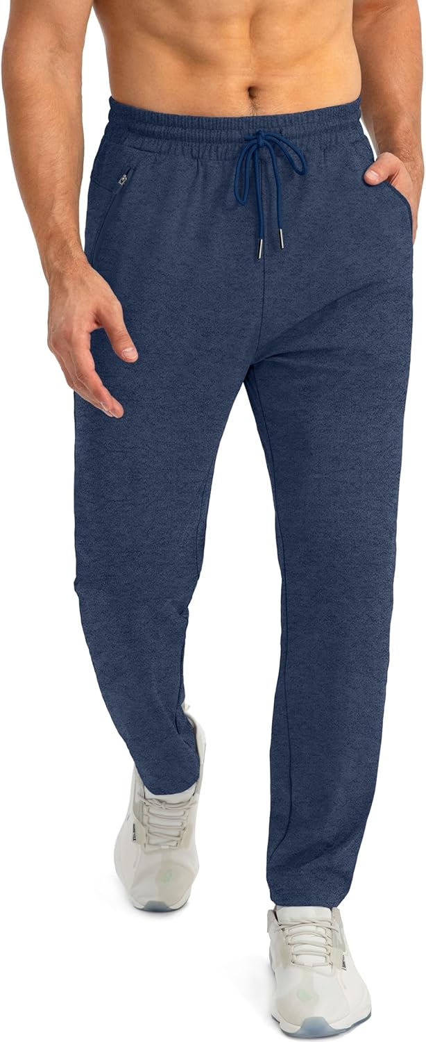 G Gradual Men's Sweatpants with Zipper Pockets Tapered Joggers for Men Athletic Pants for Workout, Jogging, Running - Image 2