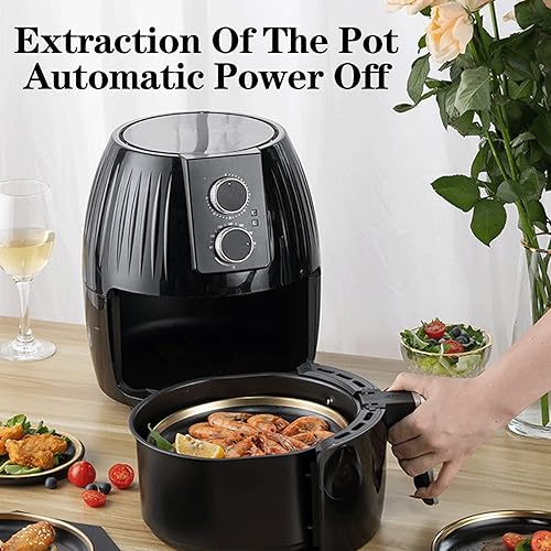 Miniatura 3 de Freidora de aire de tamaño familiar de 55 L freidora eléctrica de 1300 W para cocina saludable sin aceite y baja en grasa freidora de aire caliente