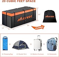 Vista 2 de Morkot Bolsa de transporte de carga para montaje en enganche, 100% impermeable, 20 pies cúbicos