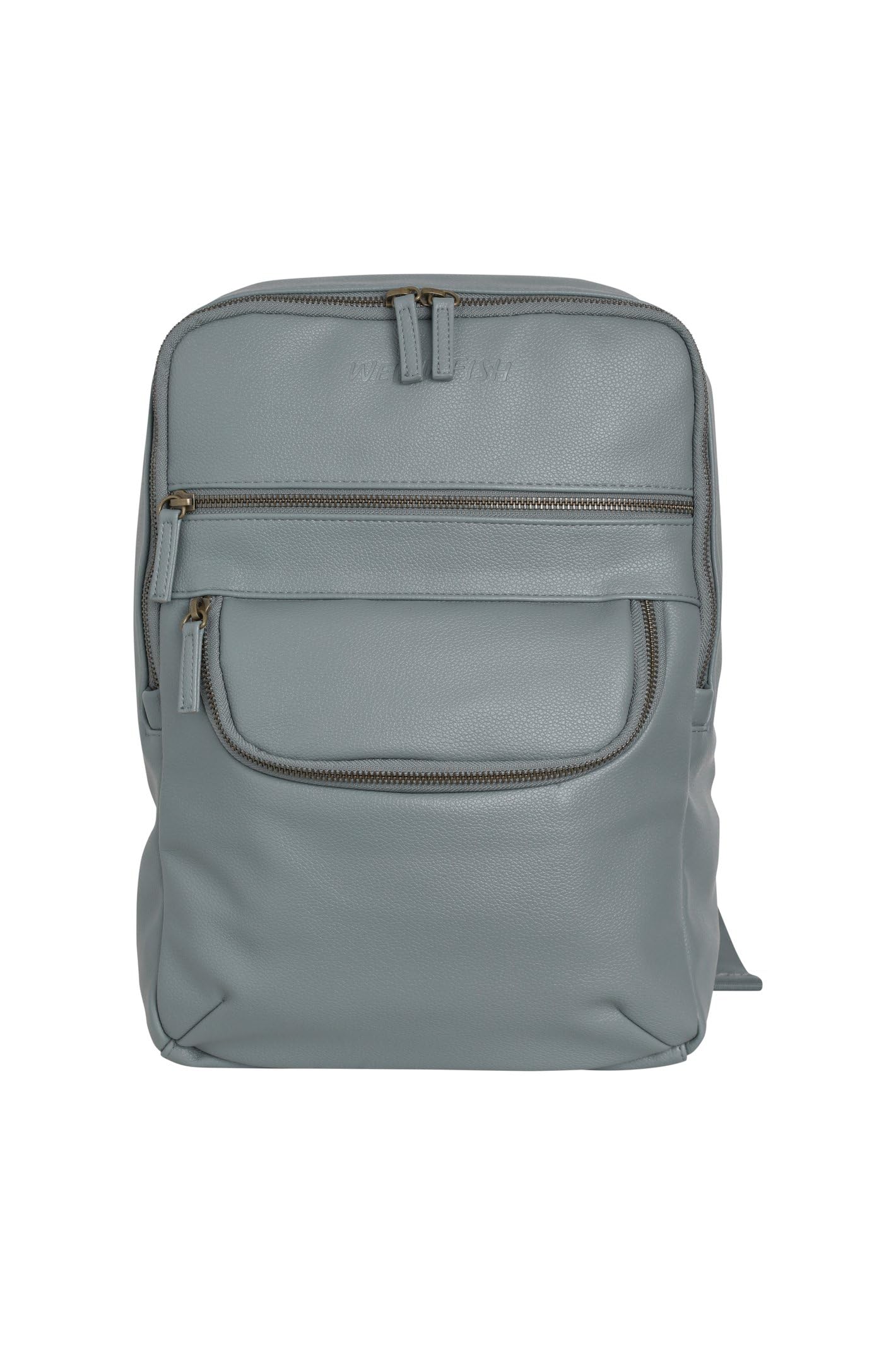 Weird Fish Women's Mineral Blue Apperly Faux Leather Backpack Size One