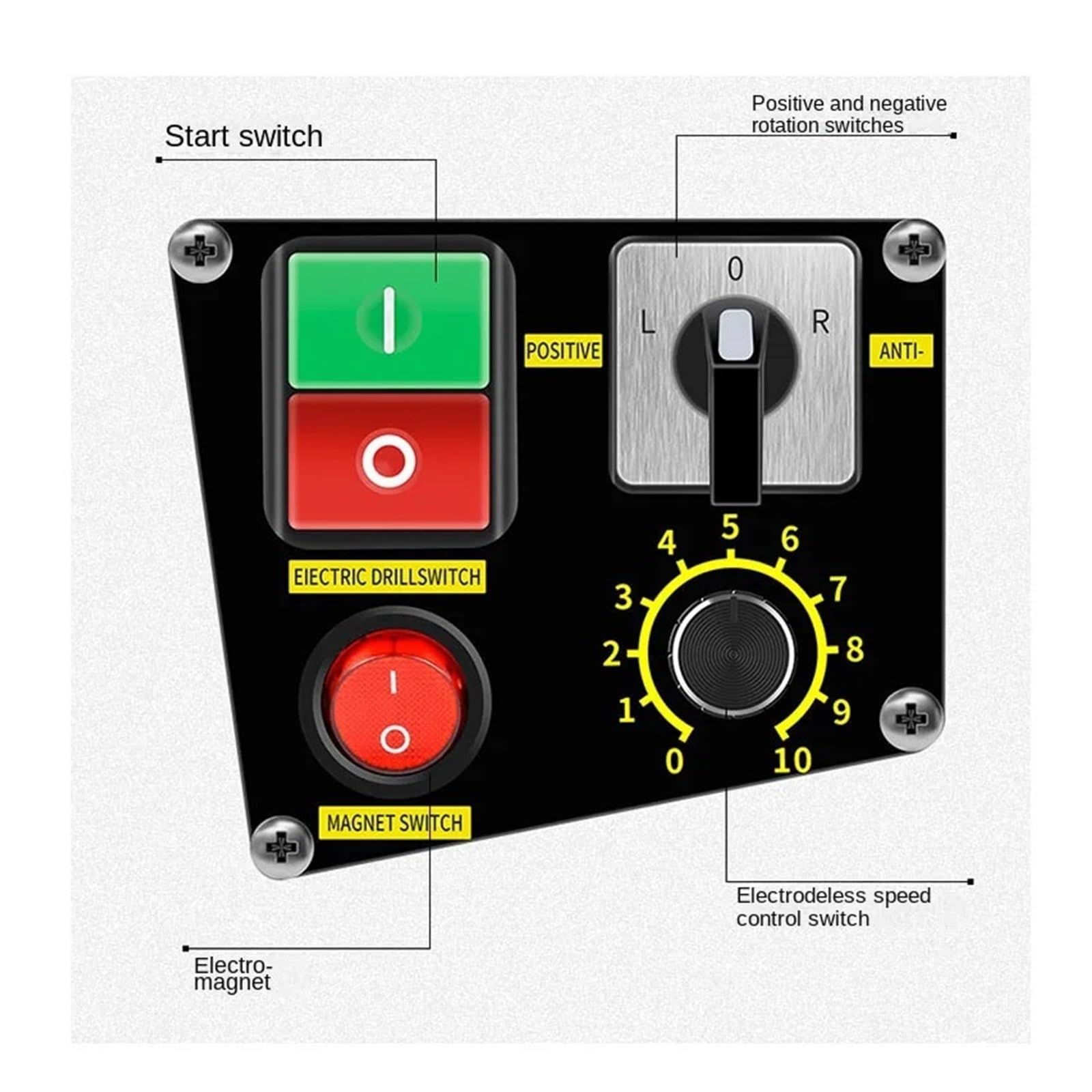 Taladro magnético eléctrico pequeño AX13/AX13RE de piso potente industrial portátil Para uso de bricolaje(AX13)