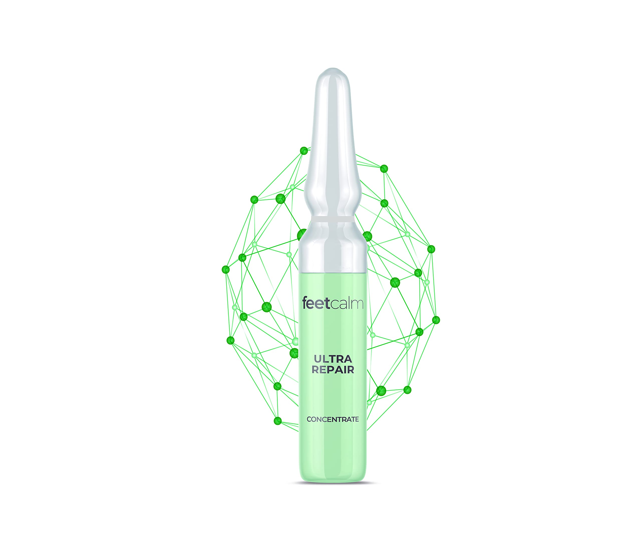 Crema per piedi e gambe. Trattamento Pelle secca. Allevia i sintomi dei piedi e delle gambe stanchi. (fiale Ultra Repair Concentrate 7 x 2 ml)