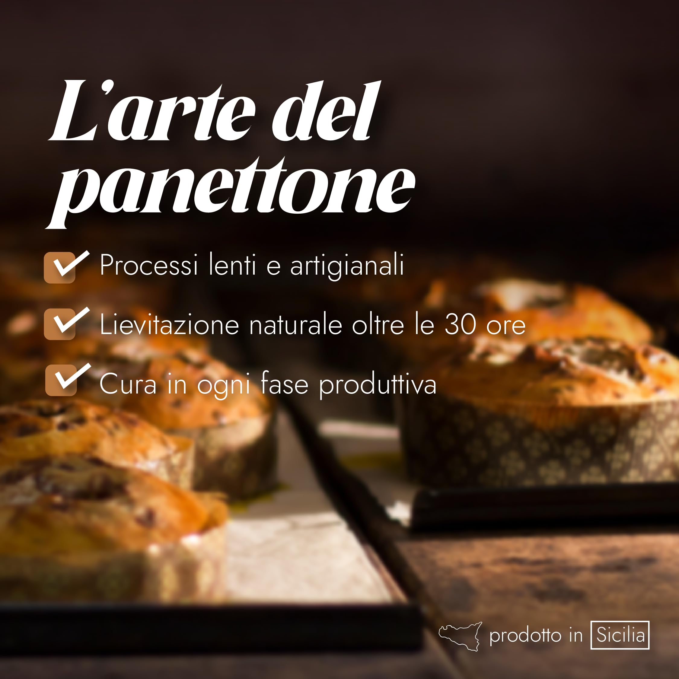 RACILIA Panettone Artisanal à la Pistache avec garniture EXTRA 500g | Avec crème de pistache et glaçage croquant | Levage lent 36h avec levure mère et ingrédients naturels | 1,5kg