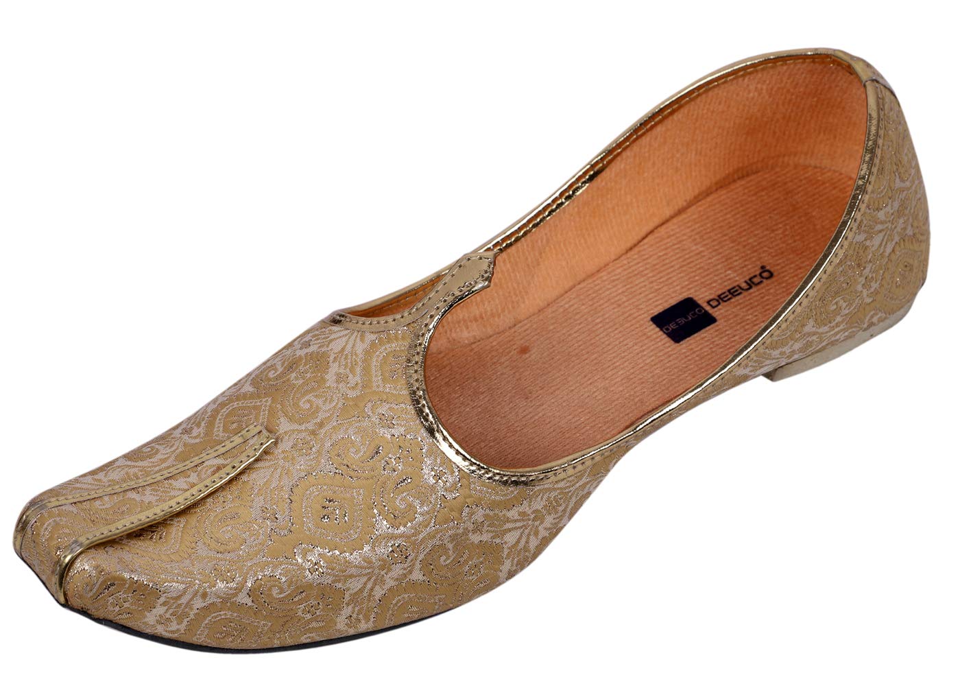 Men's Ethnic Royal Golden Wedding and Sherwani Jutti, Mojari-picture-10