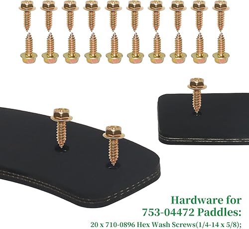 Miniatura 5 de Juego de goma de taladro sustituye a 753-04472 735-04033 735-04032 con 570682A Prime Bulb 751-10292 y kit de herramientas 710-0896 para quitanieves