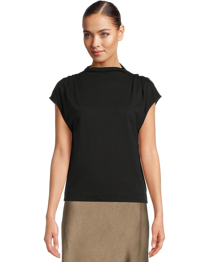 Lilla P Cap Sleeve Mock - Main View