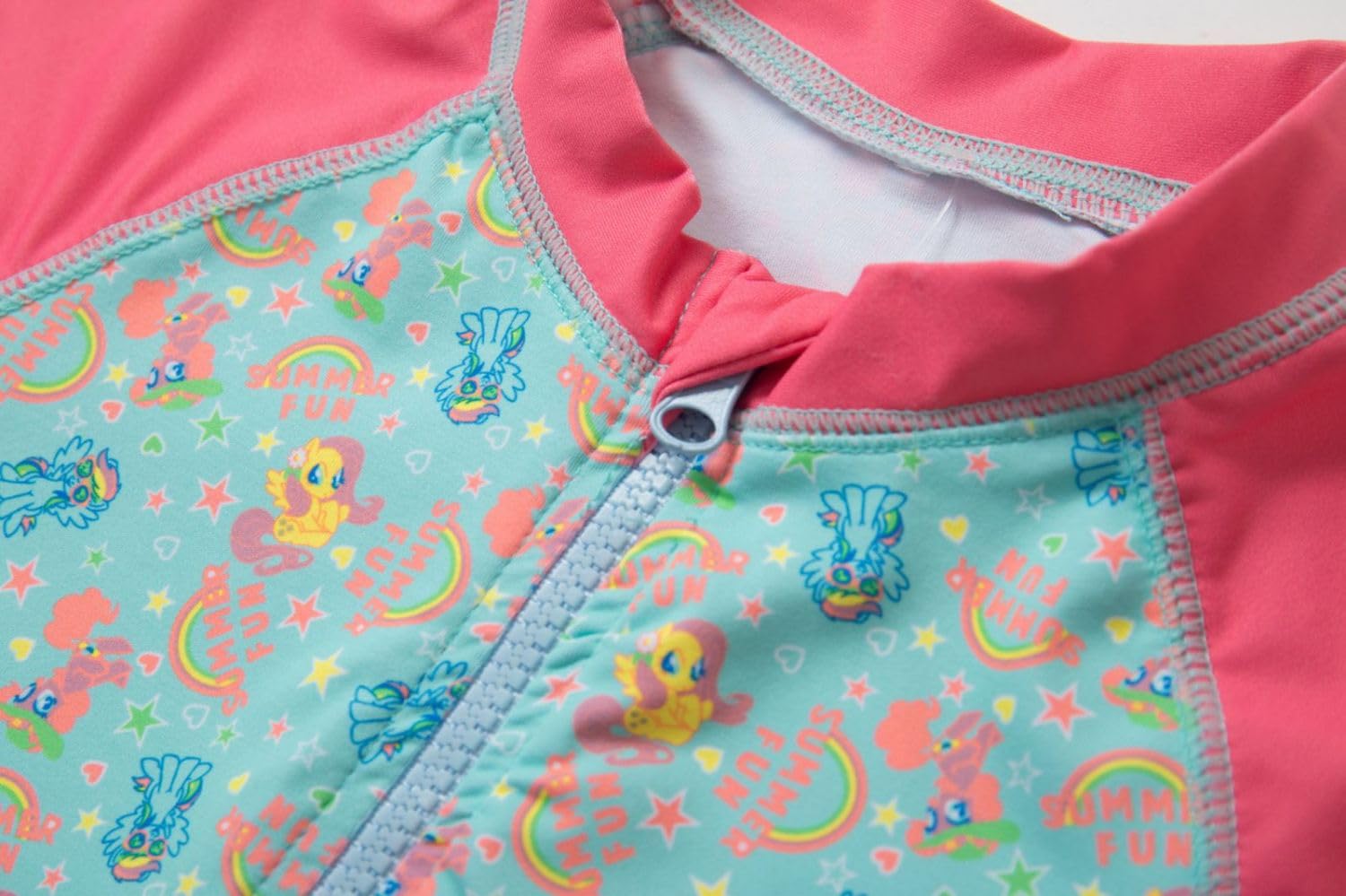 BONVERANO Kleiner Mädchen Badeanzug EIN Stück Mit Badekappe UV-Schutz 50+