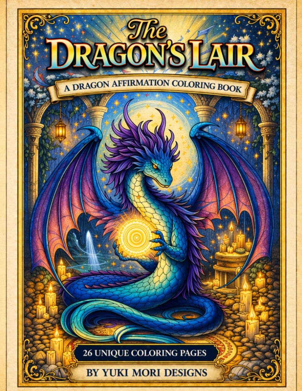 The Dragon's Lair, A Dragon Affirmation Coloring Book