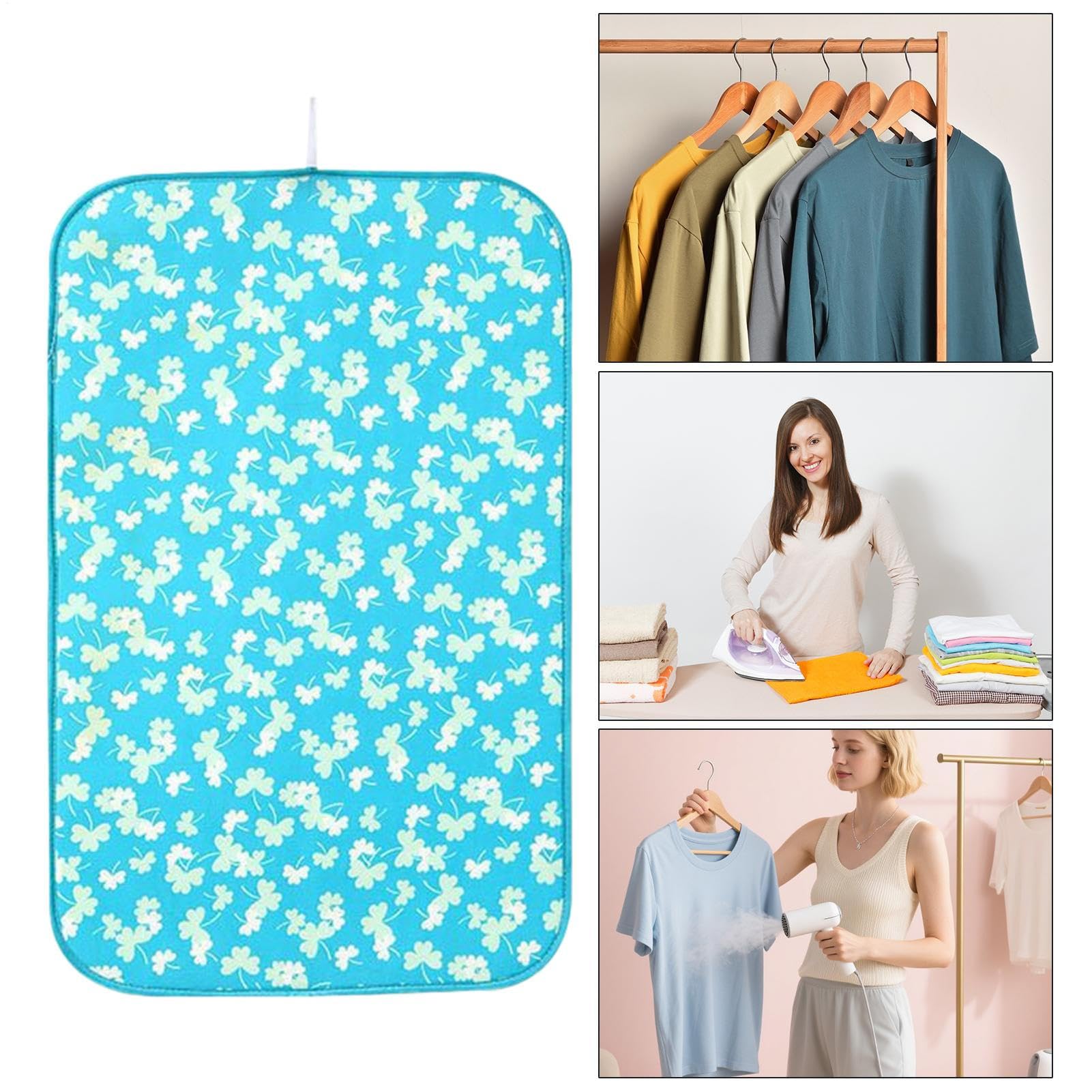 Tappetino Da Stiro Per Tavolo Ripieghevole Portatile Resistente Al Calore | Coperta Stiratrice Pieghevole Per Casa, Viaggi, Appartamen