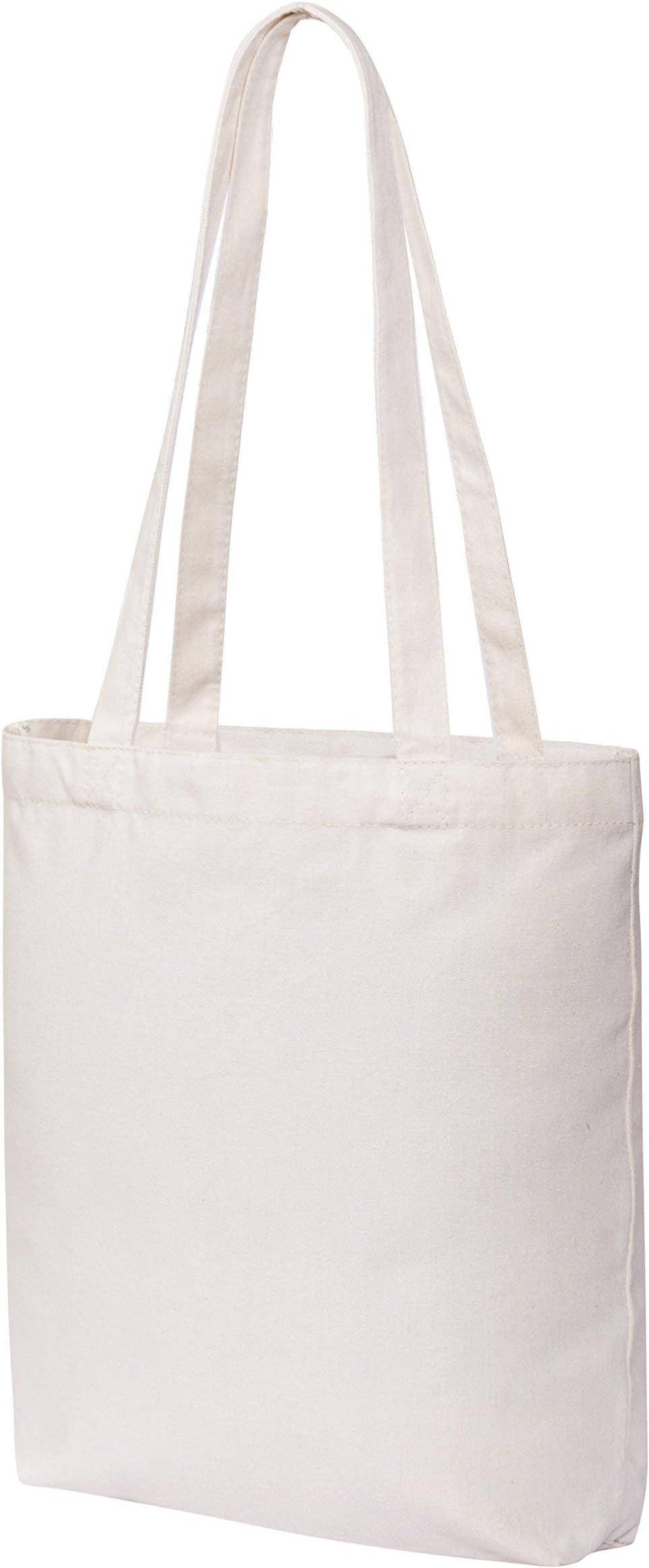 KELZ KIDZ Strong Large Canvas Tote Bags with Gusset for Crafts, Shopping, and Much More!