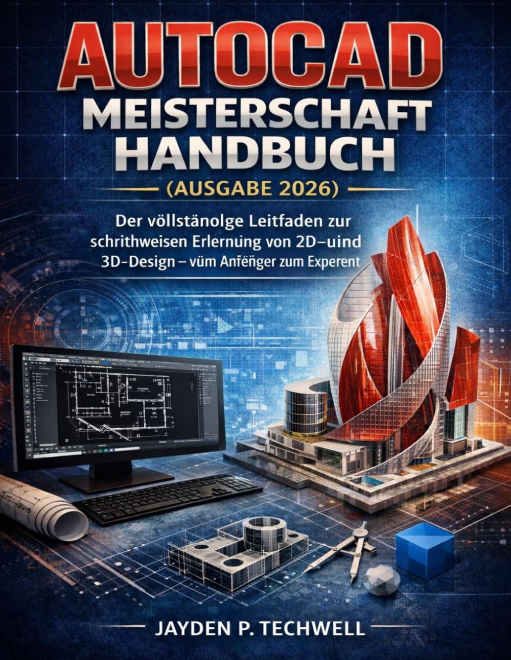 AUTOCAD MEISTERSCHAFT HANDBUCH (AUSGABE 2026): Der vollständige Leitfaden zur schrittweisen Erlernung von 2D- und 3D-Design – vom Anfänger zum Experten