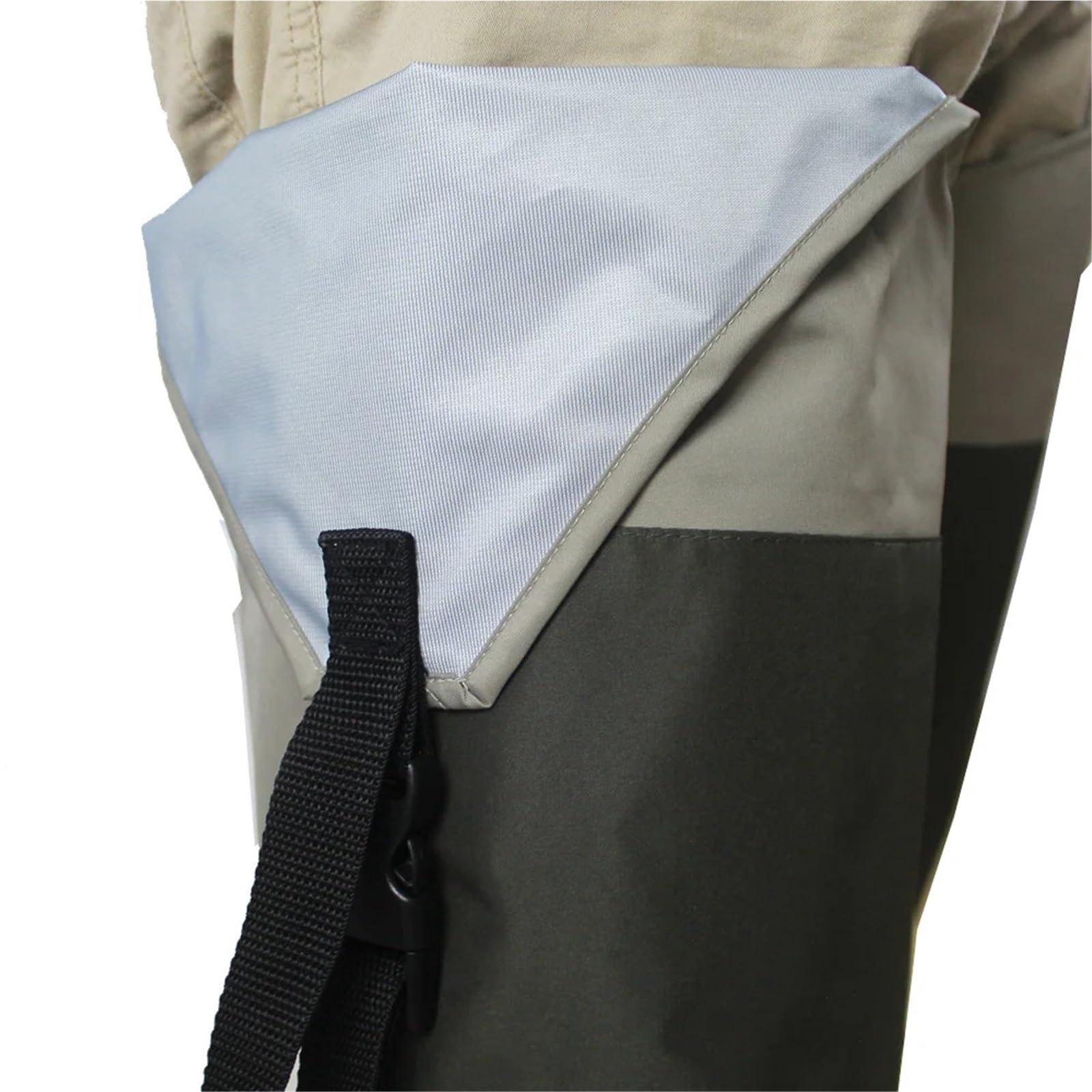 Waders Pesca Abbigliamento Pantaloni da trampoliere da caccia da uomo Pesca a mosca Trampolieri da coscia traspiranti Pantaloni impermeabili Trampolieri da gamba for esterni Trampolieri for anca(L)