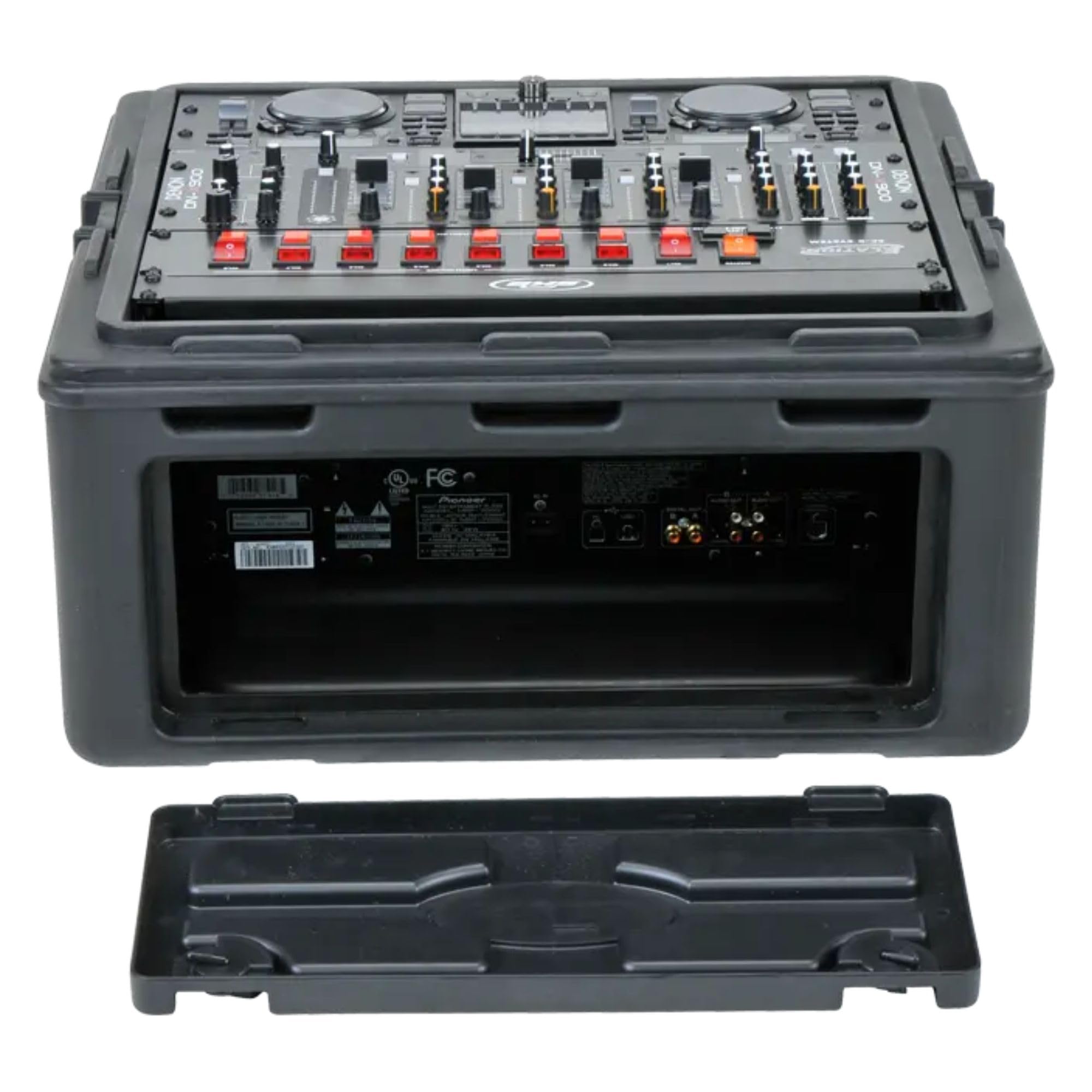 Amazon | SKB Roto ラック/ミキサーコンソール、上部に10U傾斜ラック