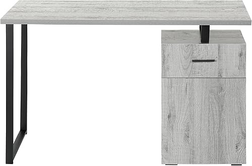 Miniatura 5 de Monarch Specialties 7763 Escritorio para computadora, oficina en casa, laptop, configuración izquierda, derecha, cajones de almacenamiento, 48