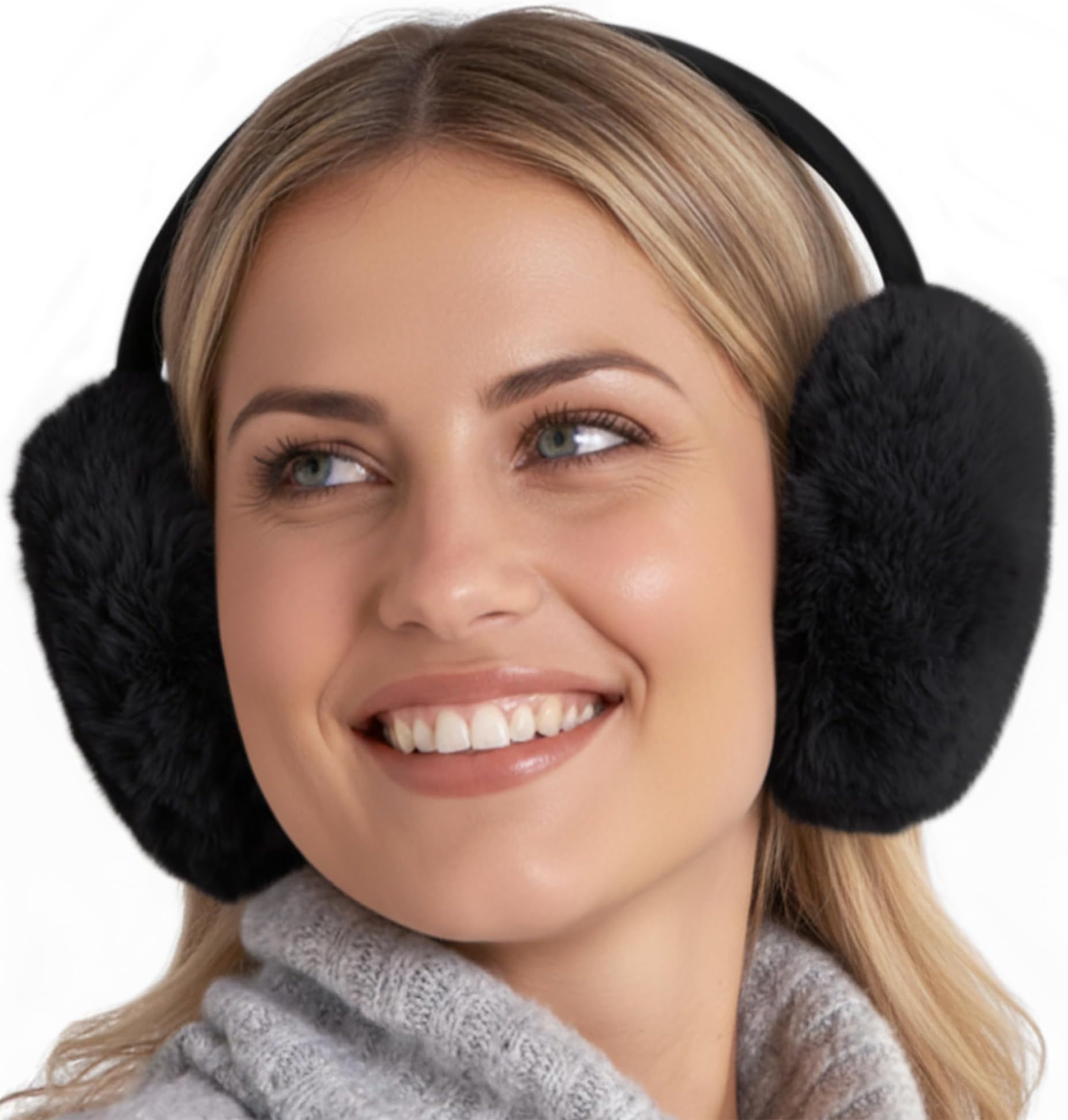 Ear Muffs Winter Women - Winter Ear Muffs for Women - Adjustable Fluffy Folding Earmuffs - Women's Earmuffs