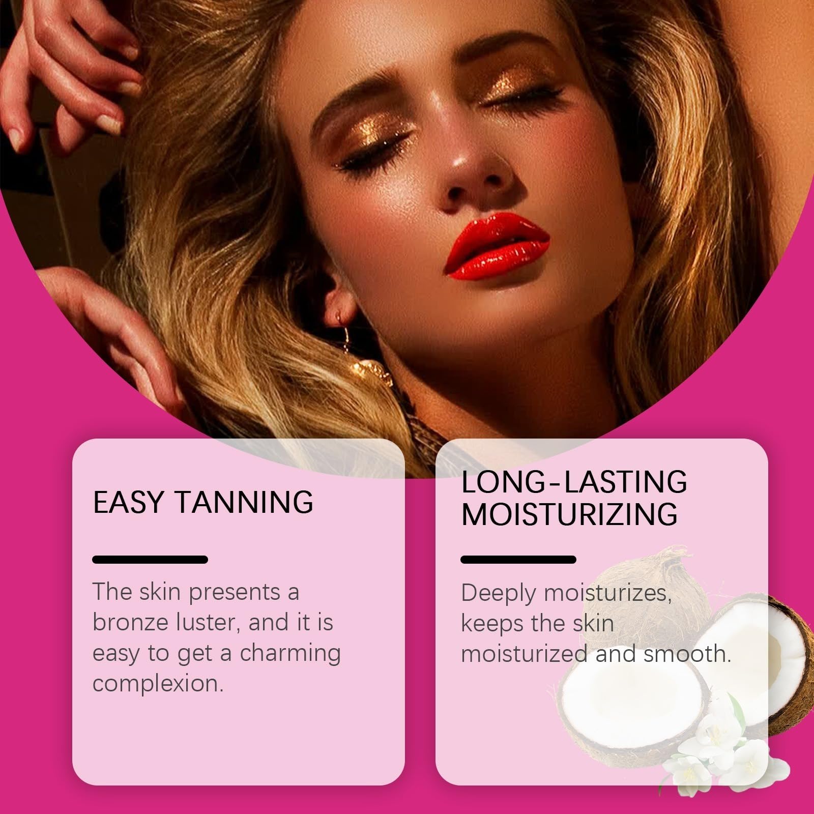 Selbstbräunender Gesichts-Spray, 60 ml, natürliches goldfarbenes Bräunungsspray, feuchtigkeitsspendend, antioxidativ, gleichmäßiger und heller Teint, schnelle Absorption, nicht fettend, langer Halt