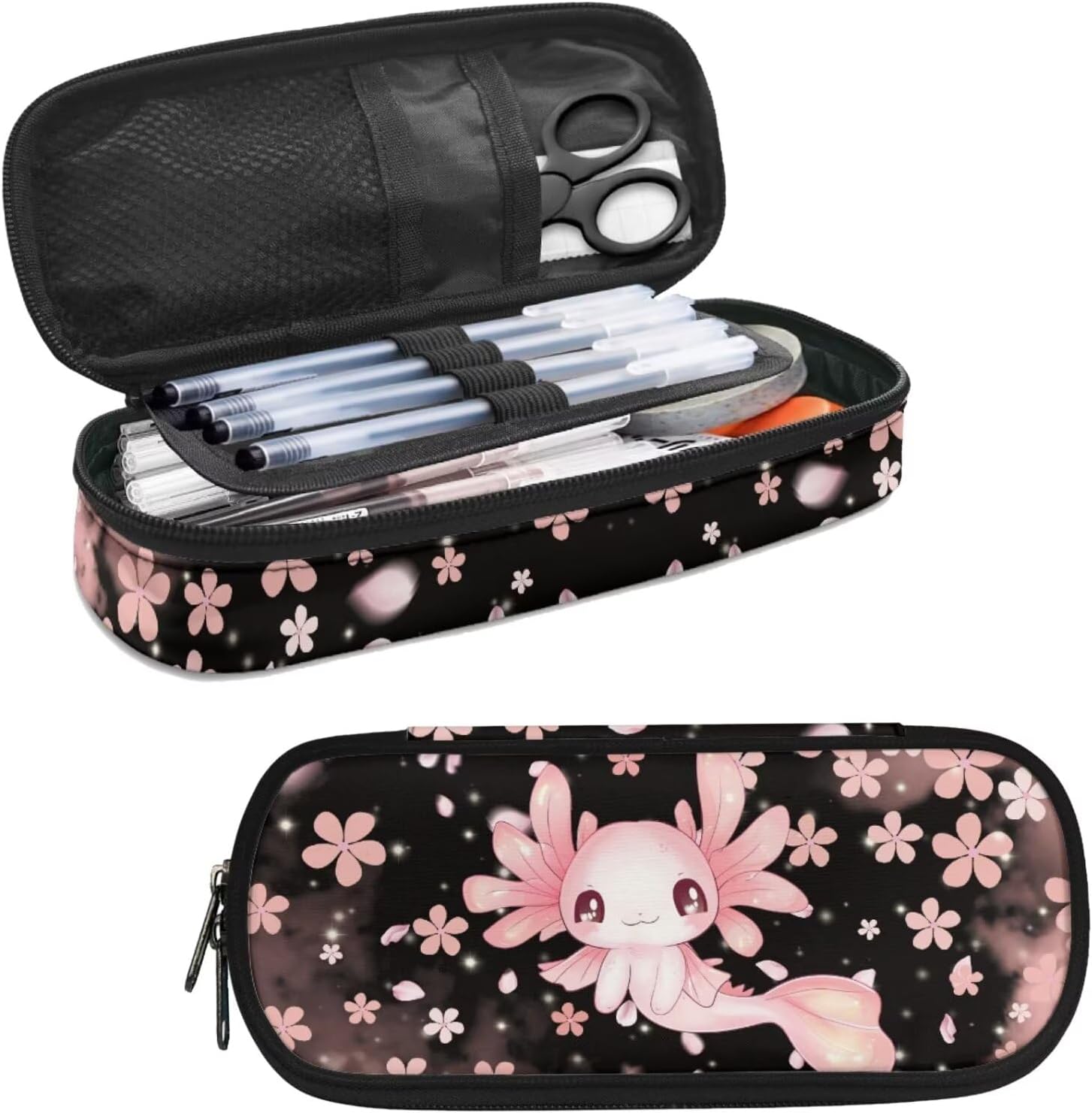 Cat Pencil Case Cats And Yarn Knitting Notion Pouch Kitten Makeup Bag Gift For Cat Lovers Pencil Pouch Small Cosmetics Bag