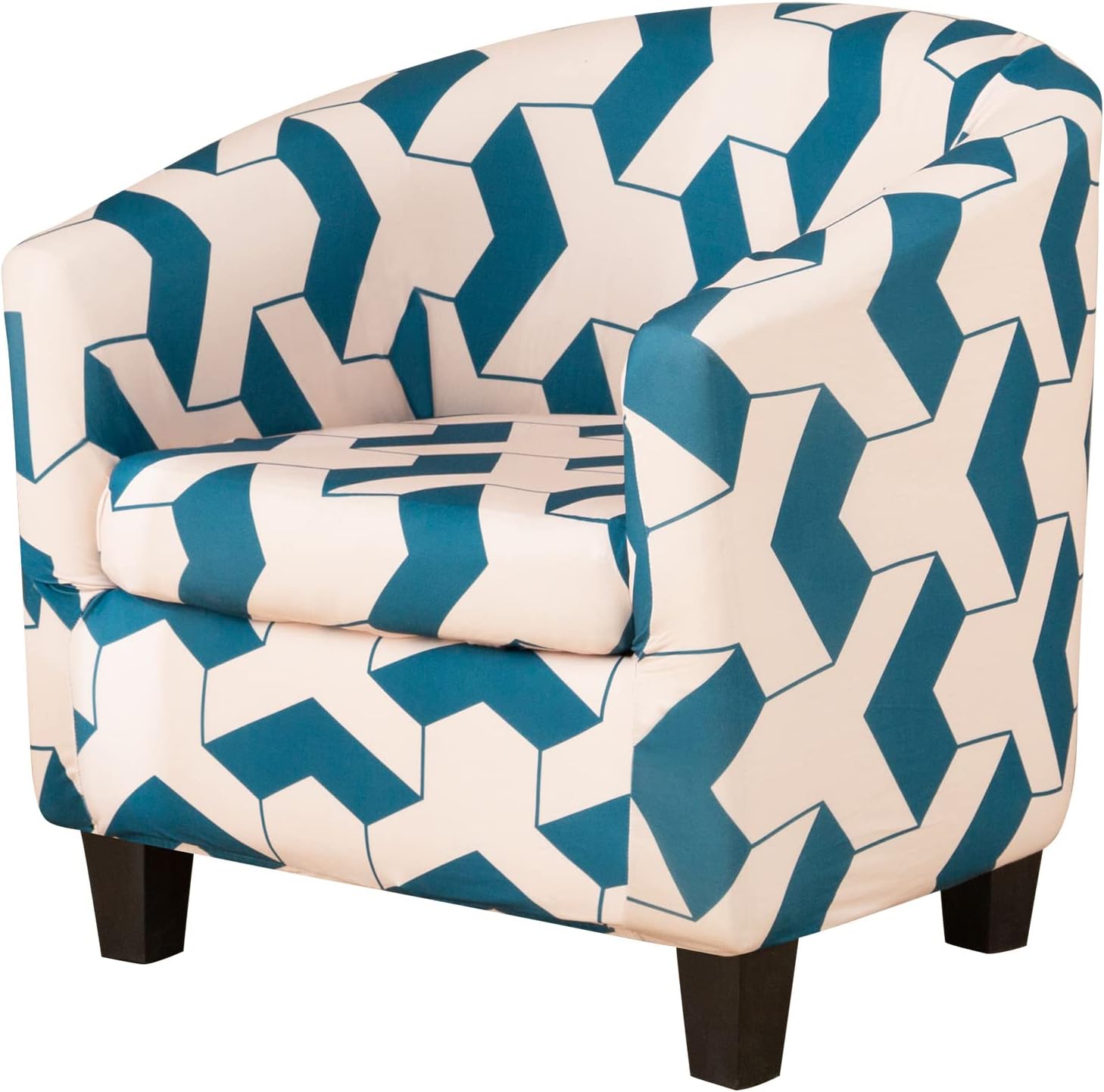 Tub Chair Covers 2 Piece Set Upgraded 2 IN 1 Design Bucket Chair