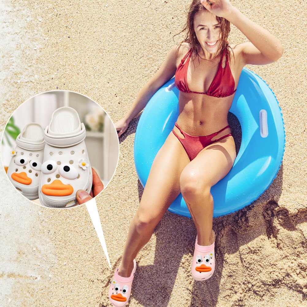 Śmieszne Zawieszki do Crocs, 8 Szt. - Urocze Dekoracje do Butów, Chodaków i Sandałów - Akcesoria dla Nastolatek