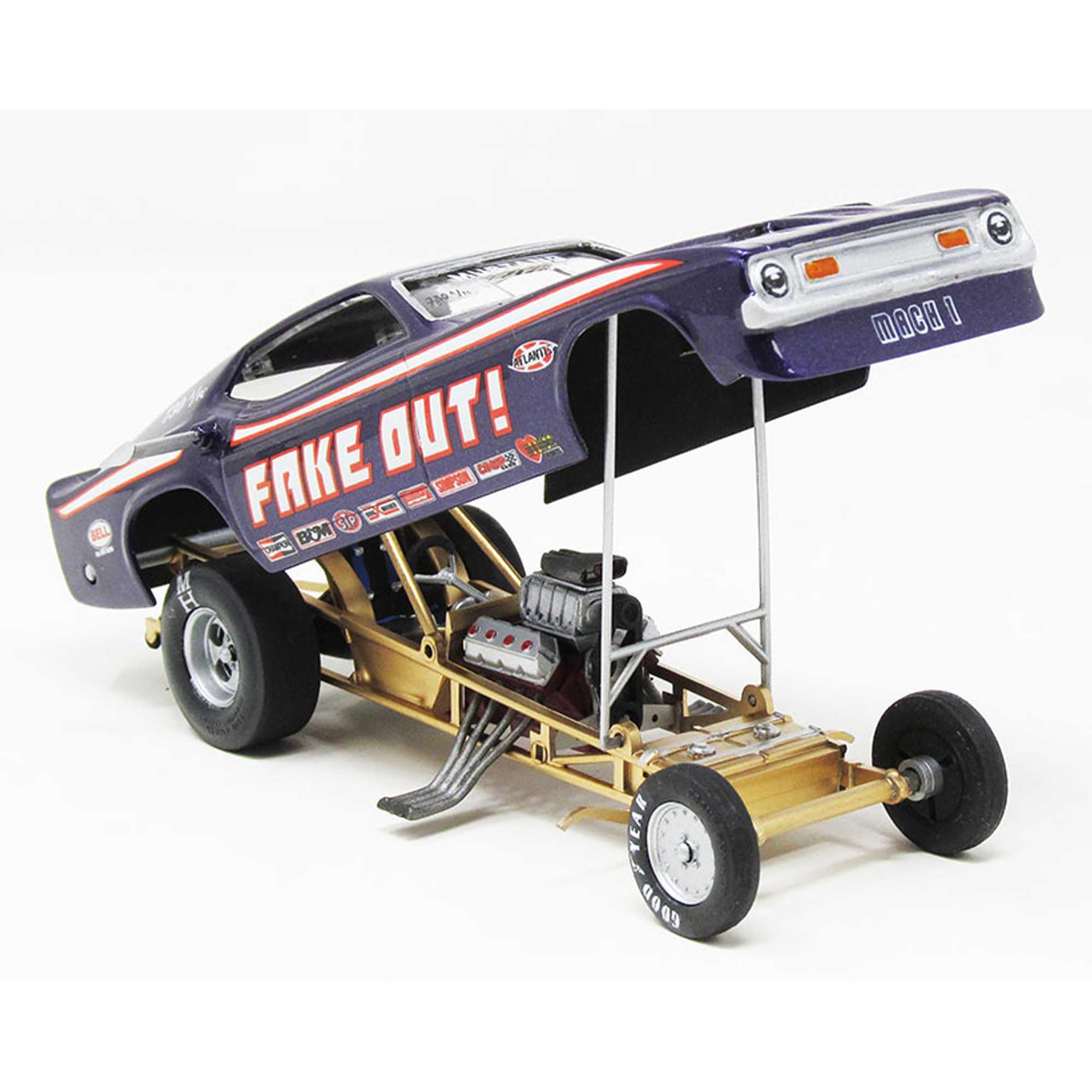 Atlantis (Monogram) Tom Daniel "Li'l T'rantula Dragster" Caricature, Snap Kit - Spotlight Hobbies - Foto 9