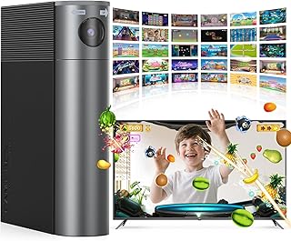 Consola de videojuegos de movimiento MetFut para niños y adultos, juegos de cámara AR plug & play para TV, para juego físico en interiores y diversión interactiva en familia. Ideal para noche de