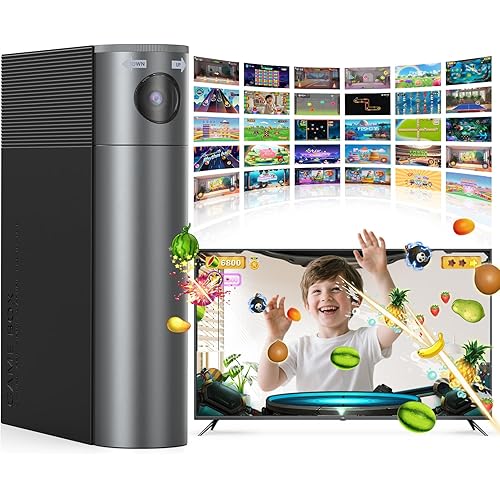 Motion Video Game Console for Kids & Adults, Plug & Play AR Camera Games for TV, for Indoor Physical Play & Interactive Family Fun. Great for Family Game Night, Playtime, and Playdates