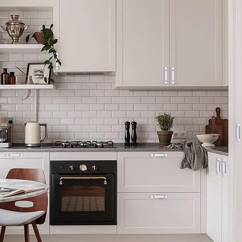 Miniatura 4 de Carakey Manijas autoadhesivas de aleación de aluminio de 5.8 pulgadas, manijas de cajón de gabinete de cocina, ayudantes con adhesivo 3M para